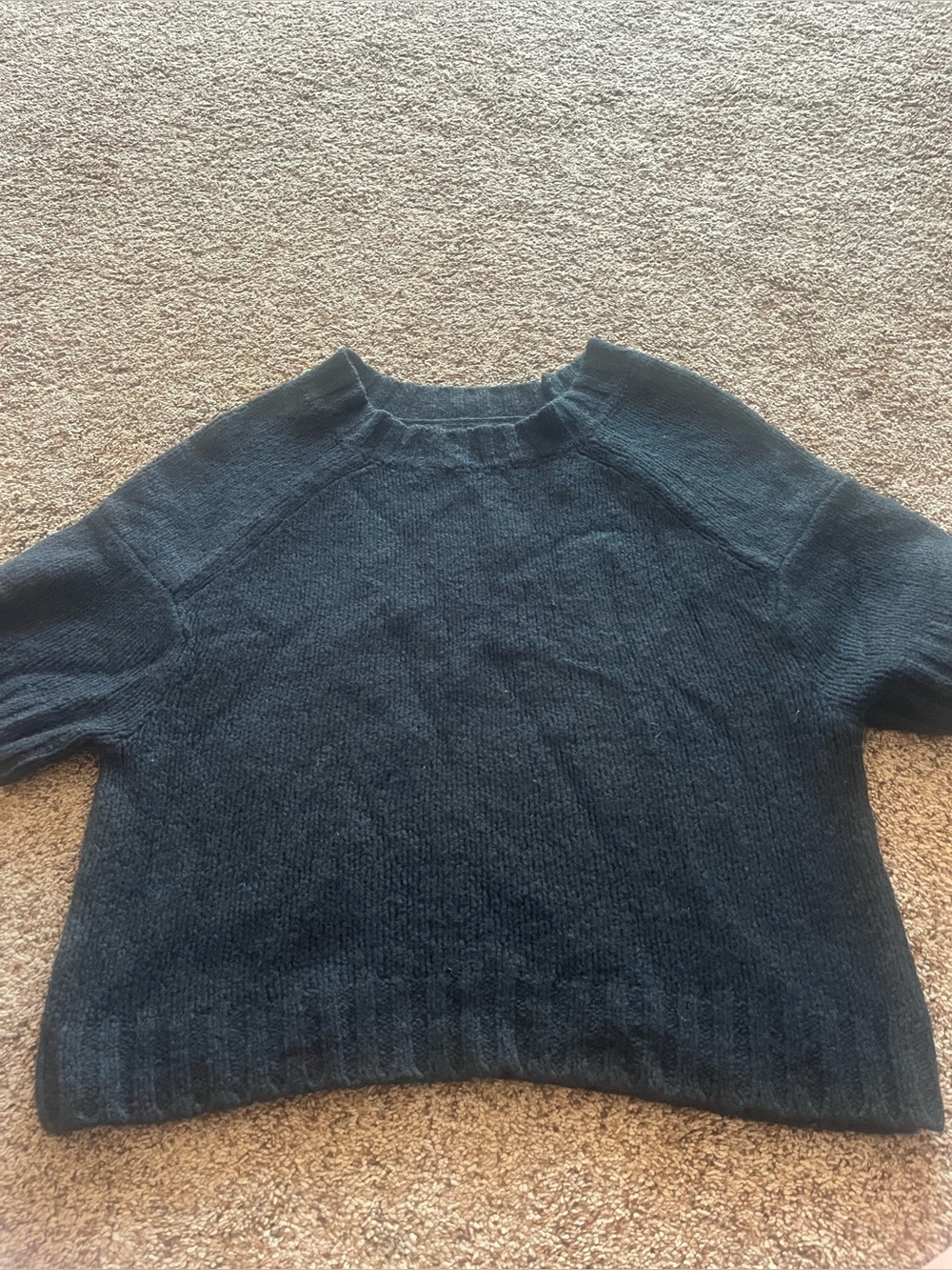 Loft Classical Women's Crewneck Sweater - Black